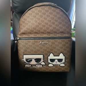 NWT Karl Lagerfeld Large Backpack